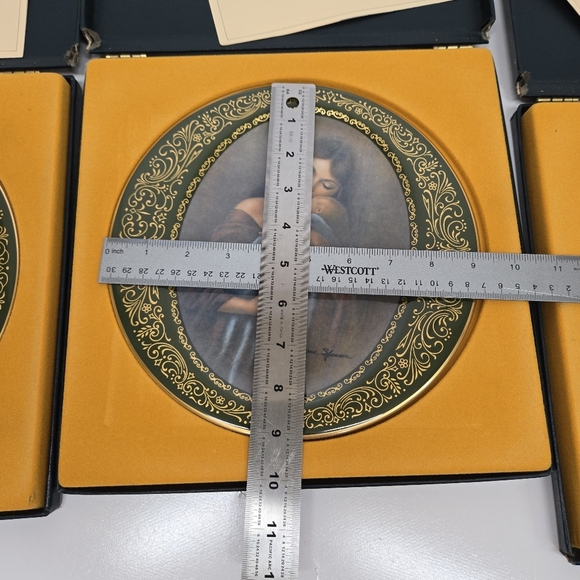 Pickard "Precious Moments" by Irene Spencer Decorative Plates Of 3 Vintage W Box - Picture 12 of 16